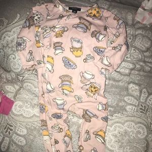 1 piece pajama, soft and light weight.